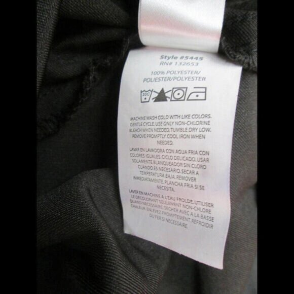 Wonder Wink Womens Maternity Uniform Black Scrub Pants Nurse Work Wear Size L​​​ - Picture 5 of 10